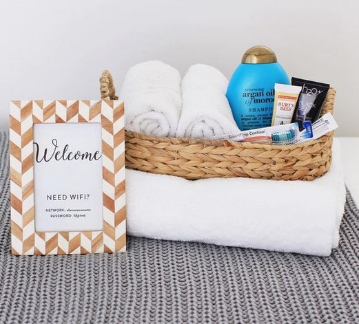 Welcome basket
